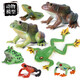 Oenux Simulation cognitive grenouille jouet solide enfant de poupée pour enfants Small Ornaments Bullfrog Frog Frog Bullfrog Frog Toad 1429 Africain Reed Frog