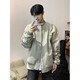
Commander Bear POU jacket men's spring and autumn short style handsome tops trendy American pilot high street baseball uniform ltt-7374 gray real thing is gray M