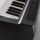 Yamaha Electric Piano P125AB Intelligentes elektronisches Klavier 88 Key Hammer Tragbarer Eingang für erwachsene Anfänger P115 Upgrade P125AB Black + Custom Wooden Rack Drei Schritt