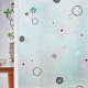 Luxchic printed frosted glass sticker glass film window sticker bathroom bathroom office light-transmitting opaque decorative sticker colorful petals custom 90x2 meters