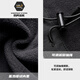 Chameau [même style que wang dunkai] pantalon de coquille souple attachant les pieds de travail décontracté pantalon plus en velours à l'eau de charge résistante
