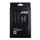 AKG Ai Technology K374 U wired headphones with HIFI in-ear mobile phone line-controlled earbuds game karaoke voice K374U silver with mic