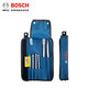 Bosch (BOSCH) electric hammer 6-piece set small blue volume hardware tools two-pit two-slot electric hammer drill bit chisel 5 series four-edged Bosch four-pit masonry mixed set (6 pieces)
