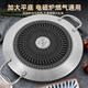 Sonorous 316 stainless steel Korean barbecue plate iron plate barbecue plate commercial outdoor baking pan camping picnic barbecue pot upgraded folding baking pan + four-piece set 34cm