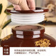 Ceramic wine jar wine jar thickened with sealing ring wine storage earthenware jar water capacity is about 20Jin Jin is equal to 0.5kg + sealing lid