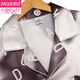 Modal Men's Pajamas 2025 Spring and Summer Ice Silk Long Sleeve Home Summer Thin Ice Silk Large Size Set 6625 L (170)