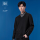 Heilan House double collar sweater men's light business fashion series sweater winter men HNTHW3Y009A black 8A XL 180/96A recommended 151~164Jin Jin equals 0.5 kg