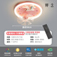 XMSJ五光十色灯具吸顶灯360度摇头变频电机全光谱LED宇航员电风扇 0W 0㎡内适用 0lm 9194火箭风扇灯