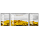 Aoxiao leichter Luxus High-End High-End Golden Atmosphärische Wohnzimmer Dekorative Malmalerei Kristall Porzellan Diamant Eingelegtes Triptychon-Büro-Landschaft Gemälde moderne einfache Nordik
