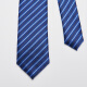 GLO-STORY tie men's business formal wear Korean style wedding groom 6cm small tie MSL814054 blue fine twill