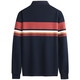 Shanshan (FIRS) Camiseta de manga larga de algodón puro para hombres nuevas rayas bordadas de otoño para hombres Polo826 Maple Leaf Red XL (180)