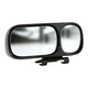 Rétroviseur de voiture équipé d'un miroir du miroir miroir inverse miroir à aveugle miroir grand champ de vue miroir angle réglable noir 3R-191 Miroir gauche à double objectif une installation