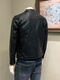 ANDSEEYOU brand leather jacket men's autumn new Korean style slim motorcycle leather jacket men's 2025 new stand collar Chinese Valentine's Day black plus velvet thickened M