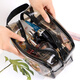 Jinghui Xichuang travel toiletry bag cosmetic bag bath waterproof fitness swimming storage bag portable storage bag transparent medium size