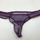 Private Shang Men's Underwear Purple Romantic Transparent Briefs T-Pants Thong One Size 160Jin Jin is equal to 0.5kg within