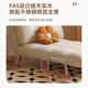 Holzpalast Jiang Home Massivholz Fendi-Sofa-Bett einzelne Person integriertes faules Klappbett Dual-Purple-Klein Wohnzimmer 2025 neues Modell 1,58 m Sofa Bett [Natural Latex Model] Technologieleder