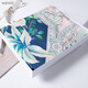Gem butterfly silk scarf Hangzhou silk mulberry silk scarf shawl for girls mother birthday gift women gift box blues verse
