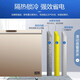 Meiling (Celerativo) Freezer comercial Gran capacidad Freezer horizontal congelador completo Gran capacidad Freeer Full Temper Temperatura Congelador Congelador Supermercado Mercado de vegetales Mercado de vegetales Grandes 738 litros Nivel de control electrónico de enfriamiento profundo 2 BC/BD-738DTE