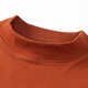 Romon halb hoher Hals Deutsch Samt Herbst und Winter warme lange Ärmeln Männer modische lässige vielseitige T-Shirt 840 Weiß 175
