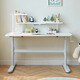 Table de estudio para niños de Lin's Home Table de escritorio levantable escritorio de escritorio de escritorio LS690V1 Tabla 1.2m + estantería + W6-A Silla