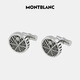 Montblanc MONTBLANC metal hollow spider pattern cufflinks 114708 New Year gift