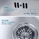 
KOHLER Pro 304 stainless steel hand-made thickened sink dish sink large capacity kitchen basin vegetable basin 3664T 3884T single tank + 21368T faucet