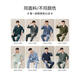 
Catman MIIOW100% pure cotton pajamas for men 2025 new summer long-sleeved solid color large size can be worn outside home clothes 3881 pure cotton comfortable can be worn outside L suitable for 110-130Jin [Jin equals 0.5 kg]