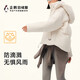 骆驼羽绒服男[企鹅系列]极寒热能蓄热保暖面包羽绒服女 M24CAEC727，橡木灰，女 M