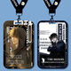 Mengqi Castle (Mengqibao) Mengqi Castle Zhang Qiling Card Cartsum um Tomb Raiders Notizen Wu Xie Hei Xiaozi Jie Yuchen Abdeckung Hardkartenkoffer Mann B15885 Long Lanyard Campus Card Hülle