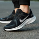 耐克（NIKE）跑步鞋男鞋2025夏季新款AIRZOOM气垫舒适回弹减震耐磨休闲运动鞋 DA1105-006/飞线/黑白/店长推荐 44