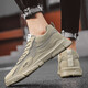 Strange Bashu men's shoes for summer breathable mesh thin hollow mesh shoes for running casual sports men's work and labor protection shoes FH-ZM-690 beige 41