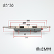 
Shantoulin Village Hand locking broken bridge aluminum swing door lock body aluminum alloy multi-point door lock 8530-34-40-45 lock body 92*3034 White 9230 Total length 320 35-45MM Universal type without key