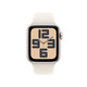 Apple [Gift Benefits] Watch SE Smart Watch GPS Model 40mm Starlight Color Aluminum Metal Case Starlight Sports Strap S/M