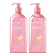 SIYU (SYOSS) Taoqin Yingrun Cabello de cuidado del cabello (lavado 680 ml + 680ml) fragancia blanca de durazno champú sin silicona sin silicona