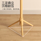 Yupin solid wood coat rack floor-standing clothes rack living room balcony bedroom clothes rack MJ68 triangle leg solid wood color