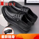 Spider King new men's shoes spring and autumn business casual leather shoes for men's soft sole plus velvet middle-aged and elderly daddy shoes 6627 brown single shoes 40 standard leather shoe size
