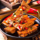 Shaoyang Wugang tofu orchid skewers spicy casual snacks Hunan specialty dried tofu to satisfy cravings and vegetarian meat snacks whole box, spicy flavor total 40 packs about 880g