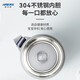 HAERS HALS Thermal Cup 304 Stainless Steel Men, Female Students, Children's Water Cup 500ML Tea Brewing Outdoor Portable Heater 500ML Steel Color-304 Stainless Steel