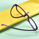 Phil Watanabe Ultraleichte Silikon TR90 Sport Anti-Slip Myopia Brillen Rahmen Teenager große Kinder mit Hyperopie Amblyopia 1694 1694 Transparent Blue C7 Single Frame ohne Objektiv