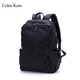 Colins Keirs backpack men's business backpack business trip bag large capacity backpack college style college student schoolbag computer bag female black large size