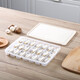 LOCK&LOCK frozen dumpling box set plastic crisper refrigerator refrigerated wontons 21 compartments * 2 storage boxes