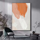 
Whale Pati Living Room Decoration Painting Single Modern Simple Abstract Brushstroke Art Painting Entrance Hallway Hanging Painting Large Sofa Mural 753-9 50*70 Black Frame/Crystal Porcelain Painting