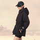 Govan Windshell 4.0 five-point luxury outdoor goose down jacket Yang Mi's same style women's short down jacket black S