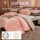 Yalu Class A baby milk velvet four-piece set of flannel sheets winter quilt cover coral velvet quilt cover sheet bedding Alluring pink + modern gray Class A standard baby velvet 1.8m sheet style four-piece set quilt cover 2*2.3m
