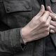 
Cottontail rabbit retro black vine solid bracelet bracelet men's trendy personality open-mouth bracelet men's accessories black vine [optical opening]