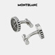 Montblanc MONTBLANC metal hollow spider pattern cufflinks 114708 New Year gift