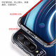 YiJING (YJING) is suitable for vivo iQOO mobile phone case airbag anti-fall vivoiqoo/Aiku full-inclusive silicone protective case soft case airbag transparent + lanyard + soft film