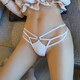 
Xinyixiang sexy underwear thin strap sexy thong men jj set underwear airplane stockings hollow out women's egg tight T-trousers pure passion passion uniform seductive t-trousers men's egg red