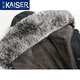 
Kaiser (KAISER) mink fur coat parka nickerdress men mink fur one-piece coat business administrative coat men black sable marten inner liner 170/L suitable for weight 110-130Jin [Jin equals 0.5 kg]