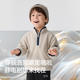 Balabala Kinderkleidung Kinder Sweatshirt Boy Herbst und Winter kleine Kinder Big Children Girls Fleece Stand Collar Top Trend 208424121215